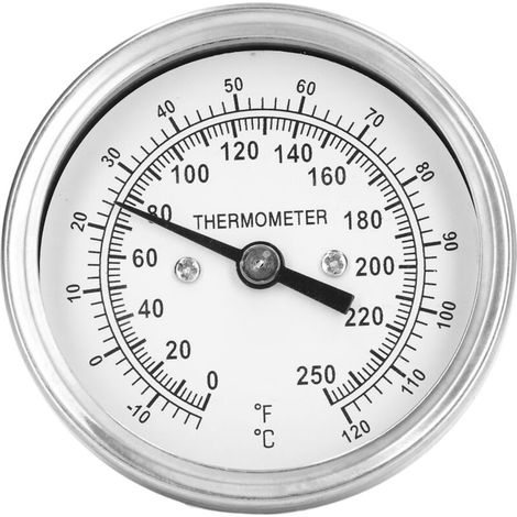 Thermomètre à cadran bimétallique pour barbecue et four - Plage de mesure -18 à 120°C