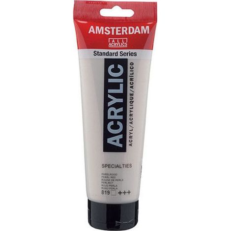 Peinture Acrylique en tube - Rouge de perle - 819 - Amsterdam - 250ml (1/2)