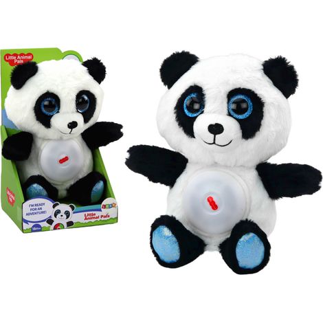 Orsetto panda sonnacchio con lampada ninna nanna, peluche 30 cm (1/3)