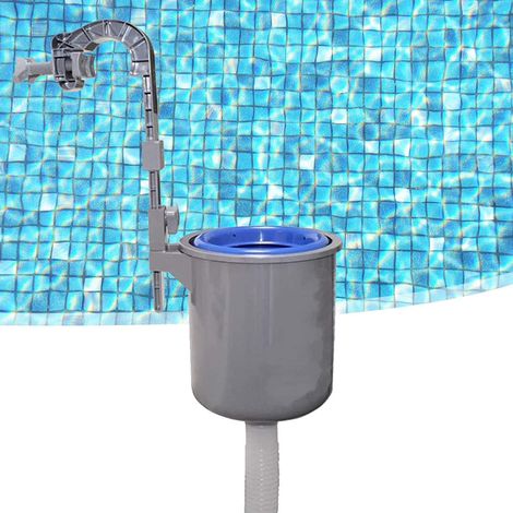 Above Ground Pool Skimmer, Wall Mounted Pool Skimmer, with Removable Skimmer Basket, for Cleaning Pools, Fountains, Spa