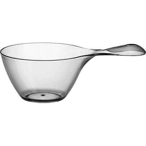 Louche de cuisine en plastique gris clair pour usage domestique (1 pièce) (1/5)