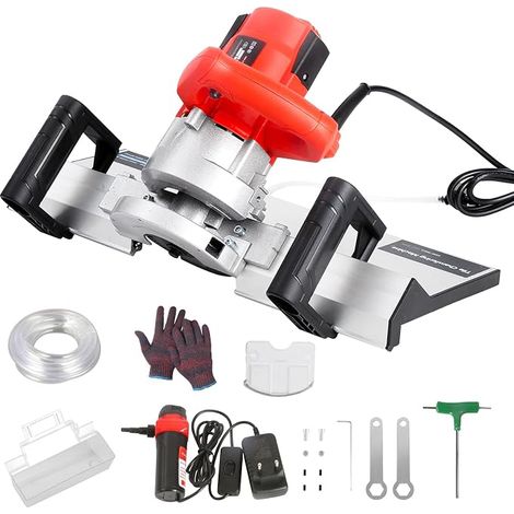 Electric Tile Cutter 45° with Blade 110mm, Water Pump, Wet Cutting (1/5)