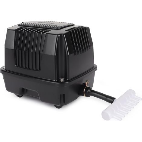 Pompe à Air pour Bassin,25W Aérateur Bassin, Pompe à Air pour Bassin Extérieur avec Conversion Connecteur,Fish Pond Air Pump for Fishing Yacht,Fish Farm and Hydroponic (1/5)
