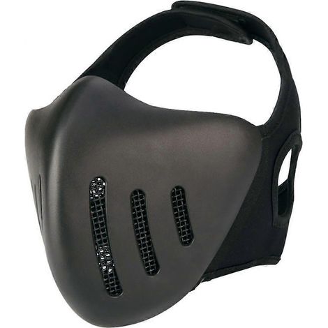 Écran facial tactique TPU résistant aux chocs pour tir sportif, chasse et jeux de simulation CS - Équipement de protection extérieur polyvalent (1/5)