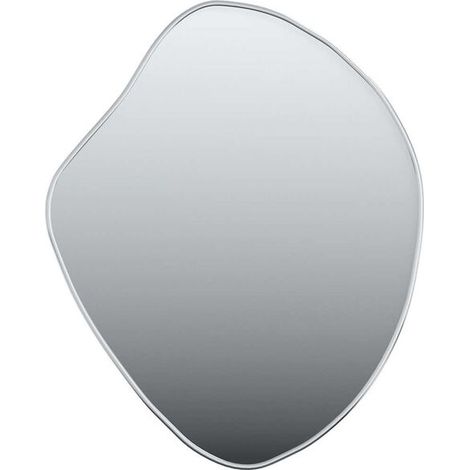 Miroir mural argenté, 50x40 cm (1/5)