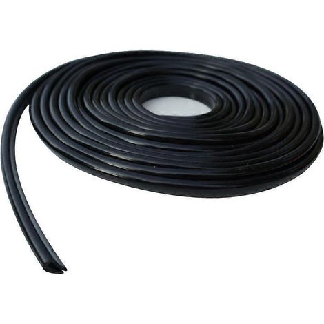 Bandes de protection antichoc et anti-rayures pour portières de voiture (5 m) (noires)-Black