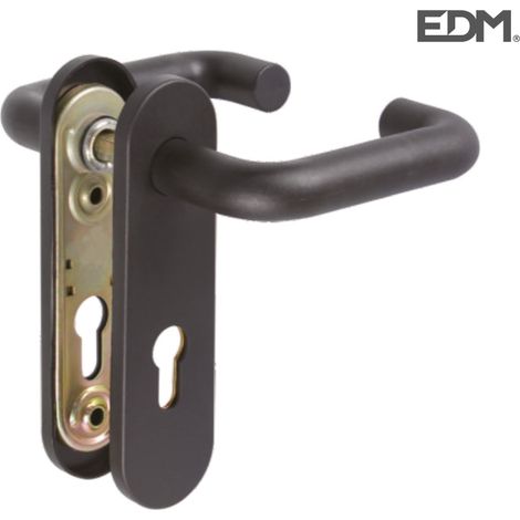 edm Feuerhemmende Handkurbel schwarz aus Nylon 172x46,5 mm