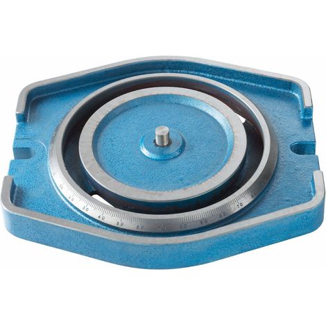 Outils de serrage elmag 82815 plaque rotative échelle intégrée
