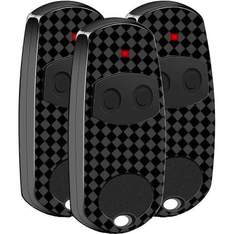 Confezione da 3 telecomandi per porta da garage TOP-432EE, 433,92 MHz, telecomando universale per porta CAM TOP-432EE, TOP-432EV (1/5)