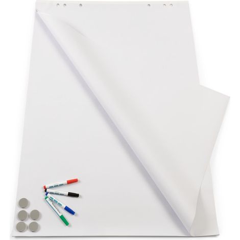 Set d'accessoires pour chevalets de conférence Master of Boards Equipement de base pour chevalets de conférence Avec bloc, marqueurs & aimants (1/5)