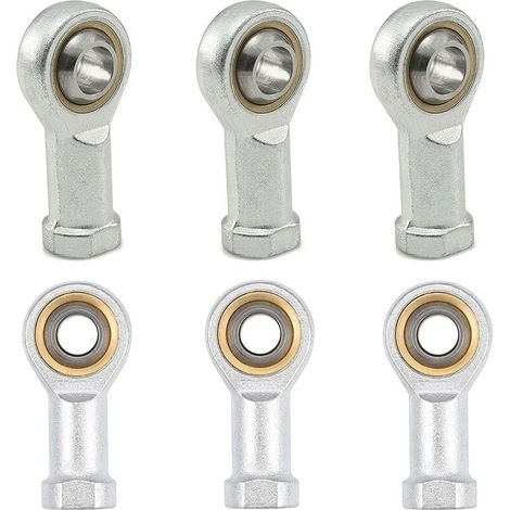 6 roulements à rotule internes M8, roulements de biellette à œillet, haute performance, pour accessoires de portail (1/5)