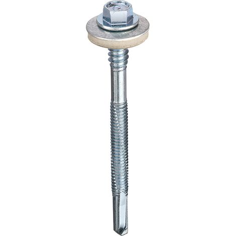 5.5/6.3X130 Hex Head Hi Thread Comp. Panel Self Drill Screw - 100 (1/2)