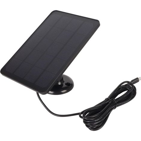 Solarpanel für Überwachungskameras – 4-W-wasserdichtes Solarladegerät (1/5)