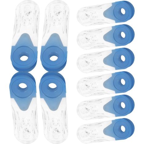 Poignées pour stores enrouleurs, en acrylique bleu, pour la maison, pratiques et fonctionnelles (lot de 10). (1/5)
