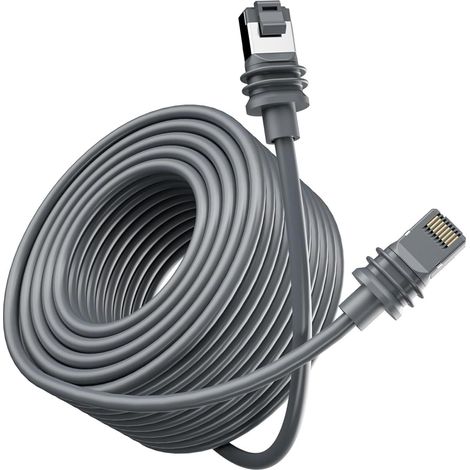 Sollbry Câble de Remplacement Satellite, Câble Satellite Rectangulaire étanche 1200 Mbps, câble d'extension Standard for Satellite Rectangulaire Gen3, Câble d'extension Gen 3(15M) (1/5)
