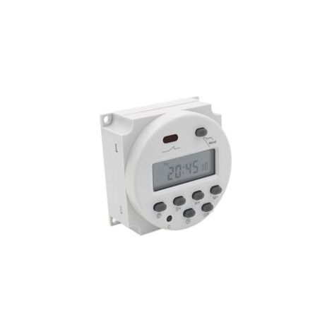Interruptor/relé digital programable con pantalla LCD CN101A DC 12V 16 Amp SPST - Crezuo