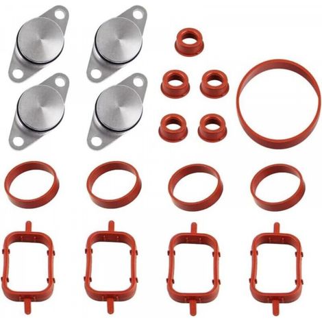 4 x 22mm Kit de suppression clapets d'admission joint collecteur admission 11612245439 pour E87 E46 E90 E91 E92 E93 E39 E60 E83 E53 (1/4)
