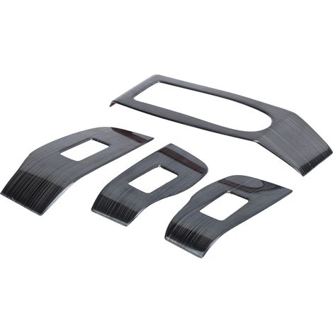4 pièces Cadre de garniture de panneau d'interrupteur de fenêtre Film décoratif de remplacement pour Mazda CX-30 2020 Conduite à droite (1/5)