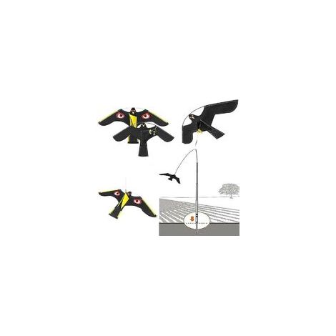 Oiseaux Effaroucheur Répulsif Flying Hawk Cerf-Volant Pour Jardin Épouvantail Cour Maison Décoration -protection de la Ferme-Chrom (1/5)