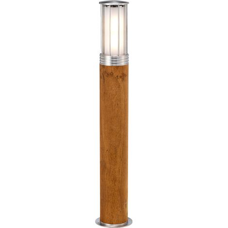 Elstead Hornsea Paletto da esterno in teak con acciaio inossidabile 316, IP55 (1/4)