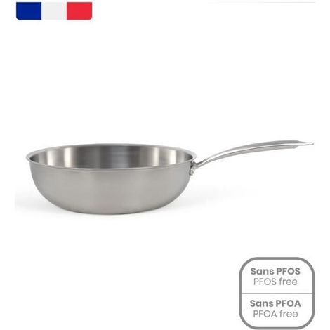 wok de acero inoxidable de 28 cm - MEP162 - Livoo - (1/5)