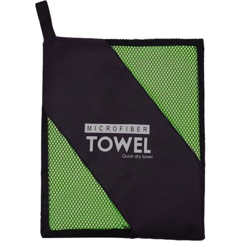 Serviette à séchage rapide (verte), 152 x 76 cm, microfibre (1/5)