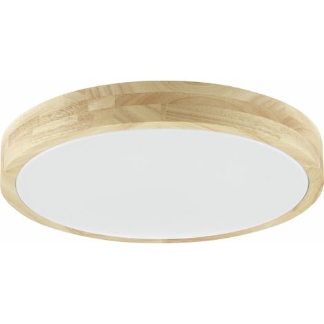 Brilliant LED Deckenleuchte Moreen Ø 34 x 6,8 cm warmweiß-kaltweiß holz