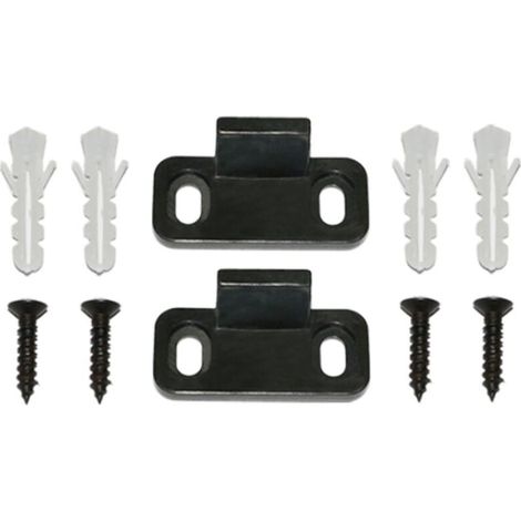 Rivestimento per porta scorrevole, guide per pavimento per porta da fienile, parti hardware per guida inferiore regolabile senza fessure (452024 mm) (1/4)