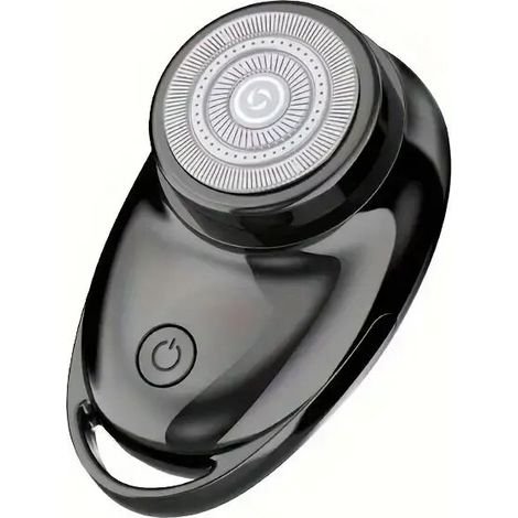 Mini-Elektrorasierer mit USB-Ladefunktion am Schlüsselanhänger für Reisen und Outdoor-Aktivitäten – ideales Geschenk für Halloween und Weihnachten