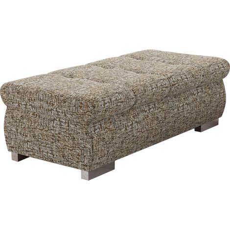 Banco tapizado Comfivo Nitor I, Bella 10, 39x60x120cm, Diámetro: 0, Tapiz, Patas: Plástico, 0