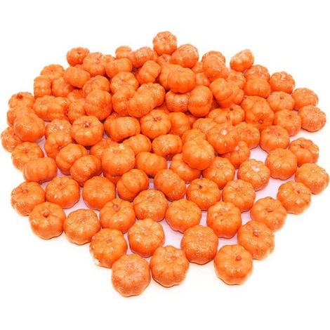 Lot de 30 mini citrouilles artificielles d'Halloween de 3,8 cm de diamètre, fausses citrouilles en mousse pour loisirs créatifs. (1/5)