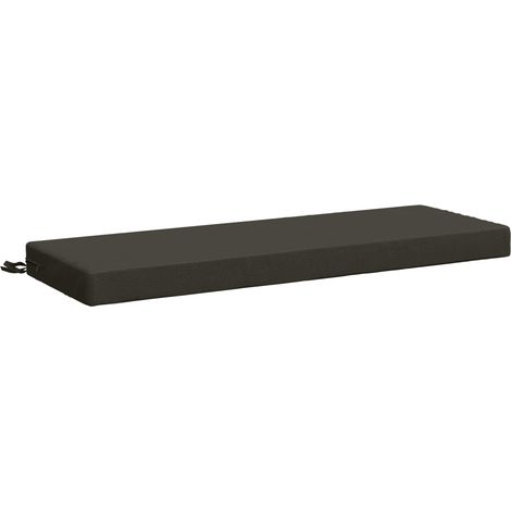Cuscino per panchina SOEST 100% Poliestere Antracite vidaXL (1/5)