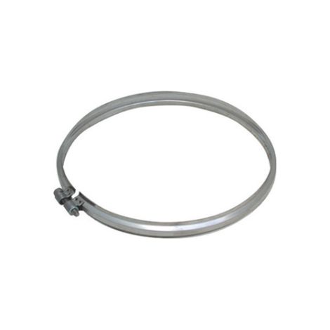 Collier pour fumisterie en acier inoxydable AISI 316 – Longueur 200 mm pour fixation sécurisée des conduits de fumée
