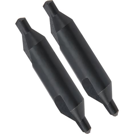 2 Fraises de Centrage HSS 6mm pour Fraiseuse, Outils de Précision pour Perçage et Positionnement (1/5)