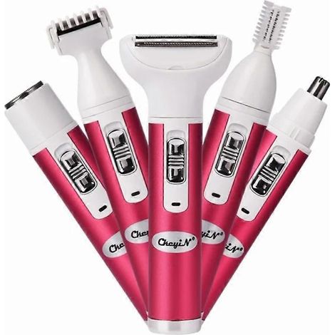 Rasoir électrique portable pour femmes, filet de protection, lame en acier inoxydable, mini tondeuse étanche pour jambes, bras, aisselles, maillot, simple (1/4)