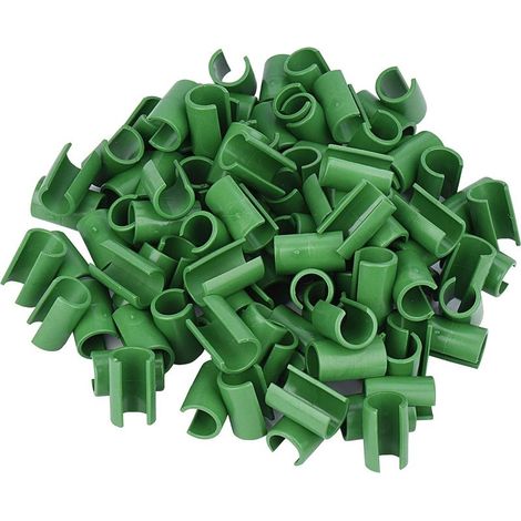 Connecteurs Universels pour Cages à Tomates et Tuteurs – Lot de 50 Pièces en Croix, Diamètre 16 mm (1/4)