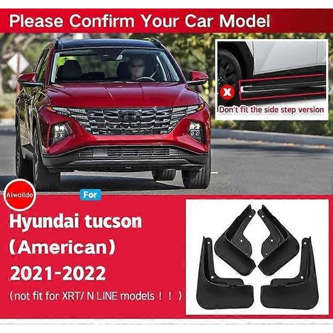 Kotflügel-Schmutzfänger passend für Hyundai Tucson NX4 2021 2022 Spritzschutz Schmutzfänger vorne und hinten Autozubehör – US-Modell