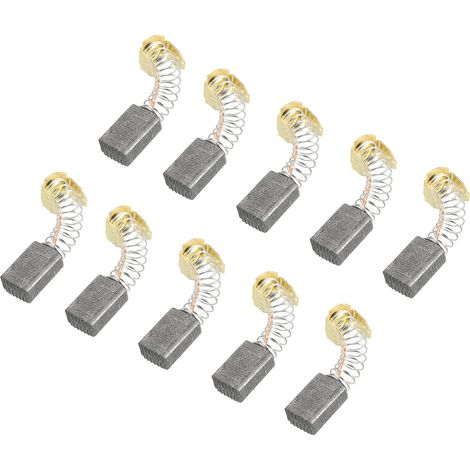 Carbone Brosses pour Électrique Moteurs Alimentation Outil Meuleuse Angulaire Table Scie, 10 Paquet (1/5)