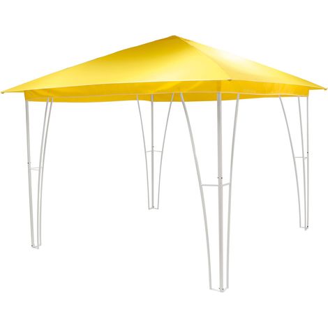 Gazebo da giardino 300x300 cm Telo 160 gr./mq struttura in acciaio Sun Flower (1/2)
