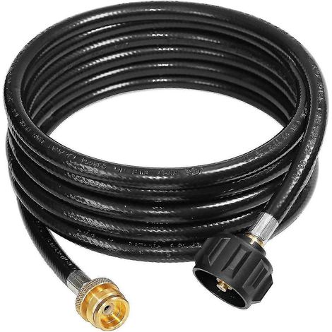 Ensemble adaptateur de tuyau de gaz propane de 3,66 m (12 pieds) en remplacement d'une bouteille de GPL QCC1 / Type 1 (1/3)