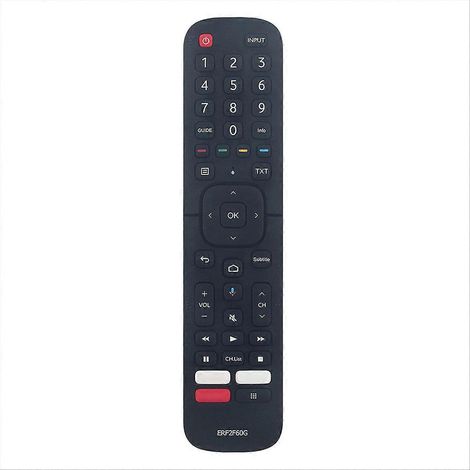 Télécommande de remplacement ERF2F60G pour téléviseur Hisense Smart Android TV 9.0 Pie 32A56E 40A56E (sans commande vocale) - JBMEDIA (1/4)