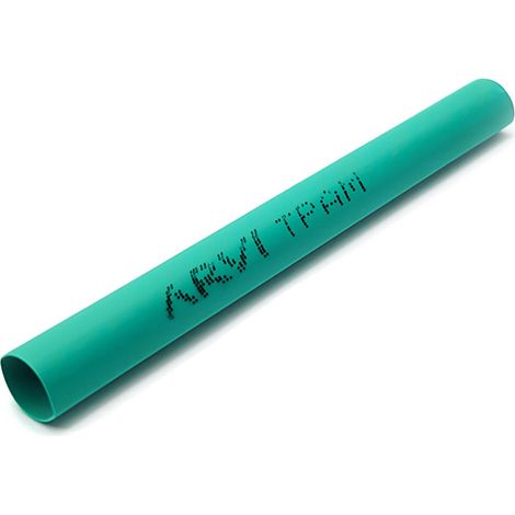 Gaine Thermorétractable - 4/2mm - Vert - Longueur 1m - Restreint 2:1 - Paroi Fine - Arvi Tpam-4.0-ve (1/2)