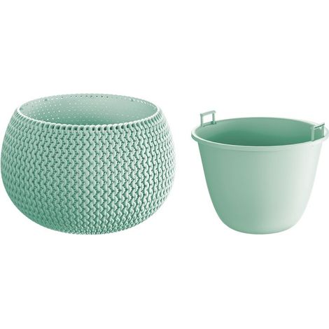 Blumentopf mit Einsatz SPLOFY Bowl 290x195 mm, Salbei