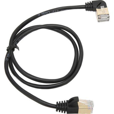 Câble réseau RJ45 CAT8 0,6m Haute vitesse 40Gbps, blindé, connecteurs dorés, pour gaming et serveurs (1/5)
