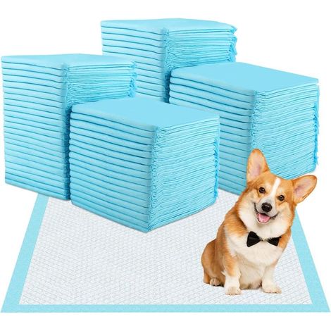 40 Pièces Alaise pour Chien, 60 × 60cm Tapis Absorbant Chien, Tapis de Propreté Bebe avec 6 Couches de Conception Etanche, Capable D'absorber Rapidement l'humidité pour Prévenir (1/5)