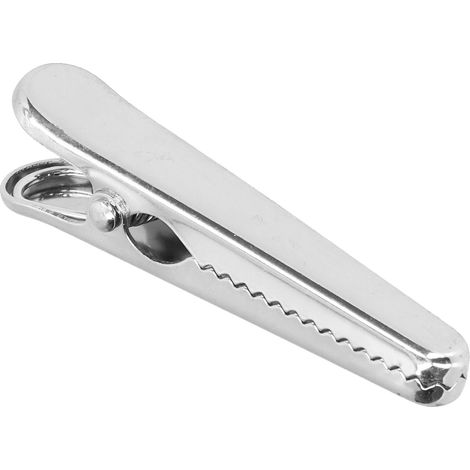 Clip de Scellement 7,9 cm avec Poignée Confortable, Design Robuste à Dents Internes pour Cuisine, Bureau, Papiers et Photos en Argent (1/5)