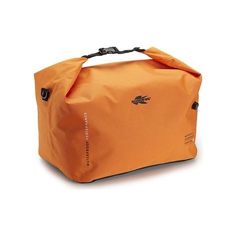 Bolsa interior o exterior KAPPA 2026/01 de 54 litros para maleta K'VOYAGER KVG58, 100% impermeable, color naranja.