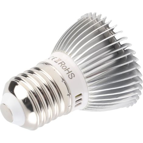 Ampoule LED de croissance à spectre complet 85-265V 18W 18 LED pour plantes à fleurs et culture hydroponique (E27) (1/5)