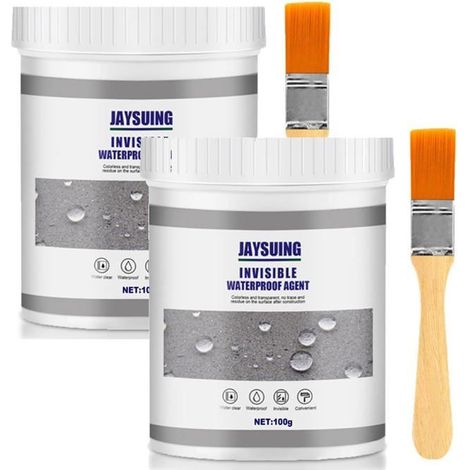 Lot de 2 agents de revêtement imperméable 100 g – Scellant isolant – Résistant aux intempéries (1/5)