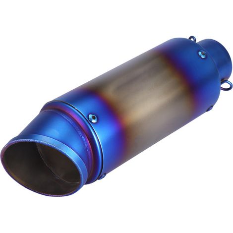 Pot d'échappement coulissant de 51 mm pour moto (n° 2) avec montage incliné (1/5)